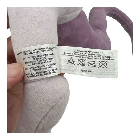 Pokemon Detective Pikachu Mewtwo Plush Stuffed Toy Collectible Purple 13” - Picture 6 of 8
